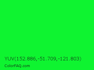 YUV 152.886,-51.709,-121.803 Color Image