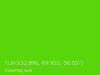 YUV 152.896,-69.955,-56.037 Color Image