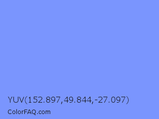 YUV 152.897,49.844,-27.097 Color Image
