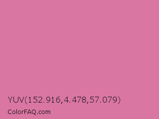 YUV 152.916,4.478,57.079 Color Image