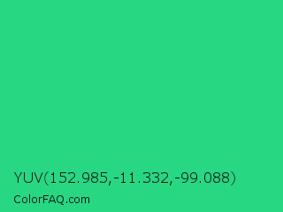 YUV 152.985,-11.332,-99.088 Color Image