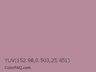YUV 152.98,0.503,25.451 Color Image