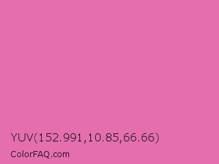 YUV 152.991,10.85,66.66 Color Image