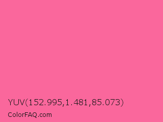 YUV 152.995,1.481,85.073 Color Image