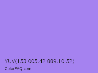 YUV 153.005,42.889,10.52 Color Image