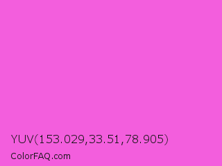 YUV 153.029,33.51,78.905 Color Image