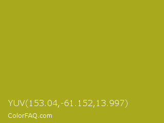 YUV 153.04,-61.152,13.997 Color Image