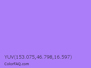 YUV 153.075,46.798,16.597 Color Image