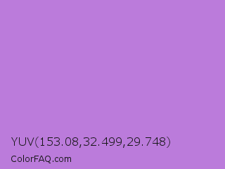 YUV 153.08,32.499,29.748 Color Image