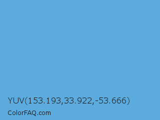 YUV 153.193,33.922,-53.666 Color Image