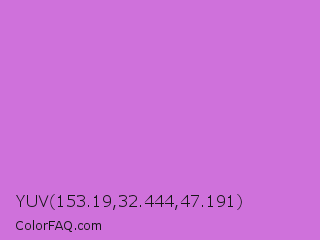 YUV 153.19,32.444,47.191 Color Image