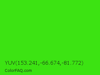 YUV 153.241,-66.674,-81.772 Color Image