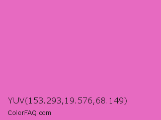 YUV 153.293,19.576,68.149 Color Image