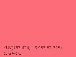 YUV 153.424,-15.985,87.328 Color Image