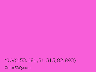 YUV 153.481,31.315,82.893 Color Image