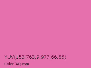 YUV 153.763,9.977,66.86 Color Image