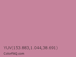 YUV 153.883,1.044,38.691 Color Image