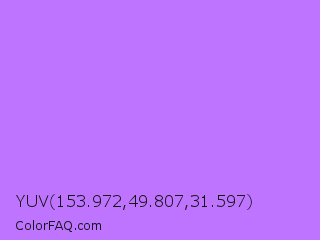 YUV 153.972,49.807,31.597 Color Image