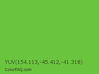 YUV 154.113,-45.412,-41.318 Color Image