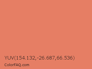 YUV 154.132,-26.687,66.536 Color Image