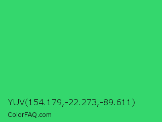 YUV 154.179,-22.273,-89.611 Color Image