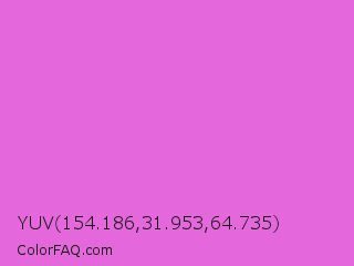 YUV 154.186,31.953,64.735 Color Image