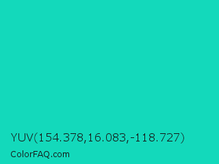 YUV 154.378,16.083,-118.727 Color Image