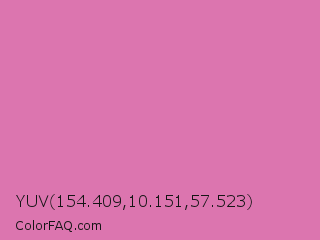 YUV 154.409,10.151,57.523 Color Image