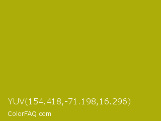 YUV 154.418,-71.198,16.296 Color Image