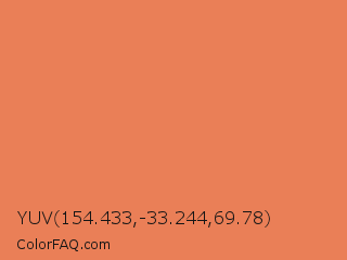 YUV 154.433,-33.244,69.78 Color Image