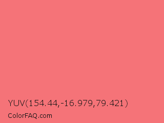 YUV 154.44,-16.979,79.421 Color Image