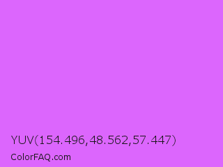 YUV 154.496,48.562,57.447 Color Image