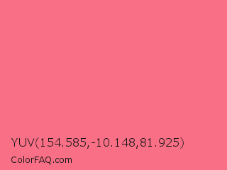 YUV 154.585,-10.148,81.925 Color Image