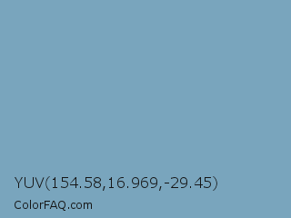 YUV 154.58,16.969,-29.45 Color Image