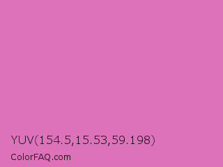YUV 154.5,15.53,59.198 Color Image
