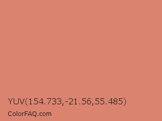 YUV 154.733,-21.56,55.485 Color Image