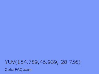 YUV 154.789,46.939,-28.756 Color Image