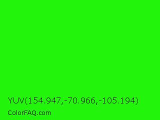 YUV 154.947,-70.966,-105.194 Color Image