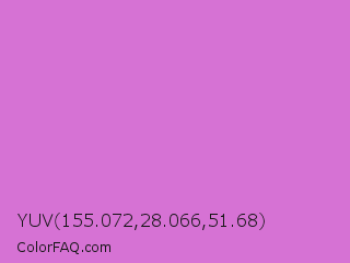 YUV 155.072,28.066,51.68 Color Image
