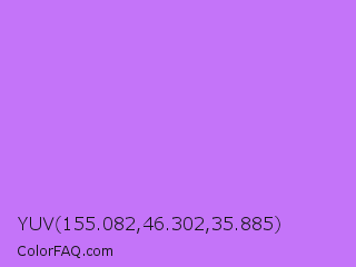 YUV 155.082,46.302,35.885 Color Image