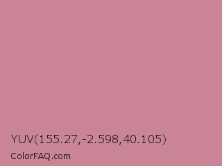 YUV 155.27,-2.598,40.105 Color Image