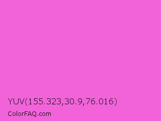 YUV 155.323,30.9,76.016 Color Image