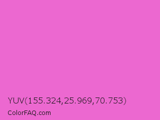 YUV 155.324,25.969,70.753 Color Image