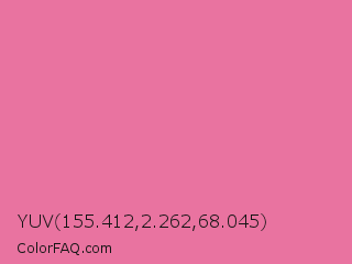 YUV 155.412,2.262,68.045 Color Image