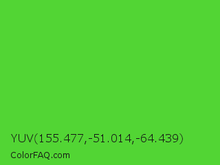 YUV 155.477,-51.014,-64.439 Color Image