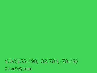 YUV 155.498,-32.784,-78.49 Color Image