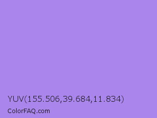 YUV 155.506,39.684,11.834 Color Image