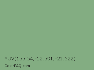 YUV 155.54,-12.591,-21.522 Color Image