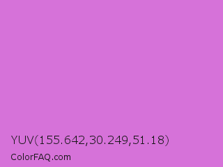 YUV 155.642,30.249,51.18 Color Image