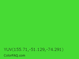 YUV 155.71,-51.129,-74.291 Color Image